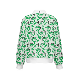 
                  
                    Load image into Gallery viewer, Women&amp;#39;s Dragon Green Bomber
                  
                